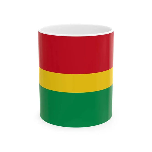 Flag of El Guabo (Ecuador) White Coffee Mug 11oz - Go Mug Yourself