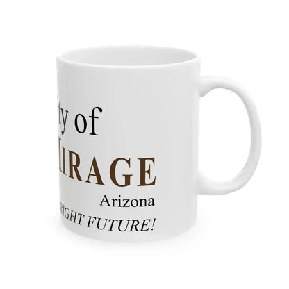 Flag of El Mirage Arizona (United States) White Coffee Mug - Go Mug Yourself