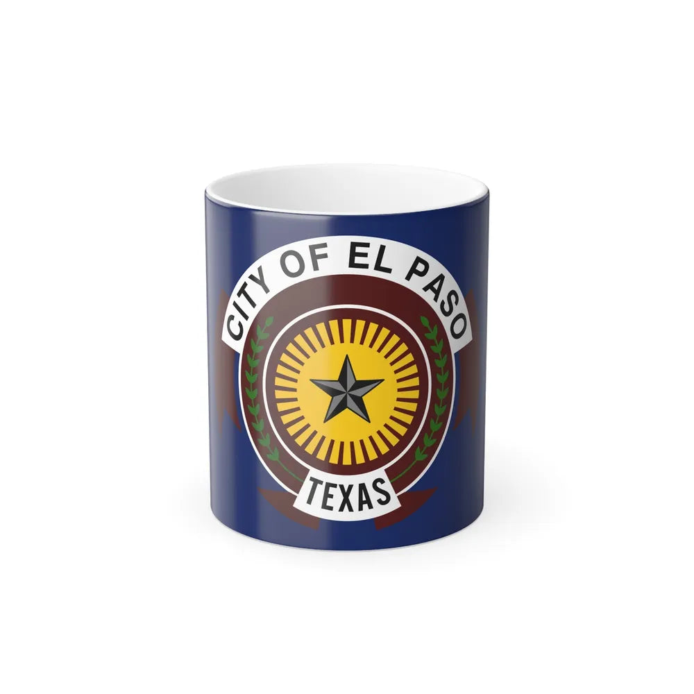 Flag of El Paso, Texas - Color Changing Coffee Mug-11oz-Go Mug Yourself