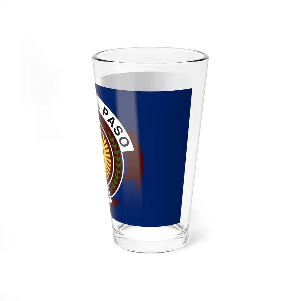 Flag of El Paso, Texas - Pint Glass 16oz - Go Mug Yourself