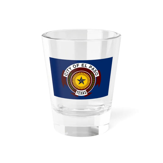 Flag of El Paso Texas (United States) Shot Glass 1.5oz 1.5oz - Go Mug Yourself