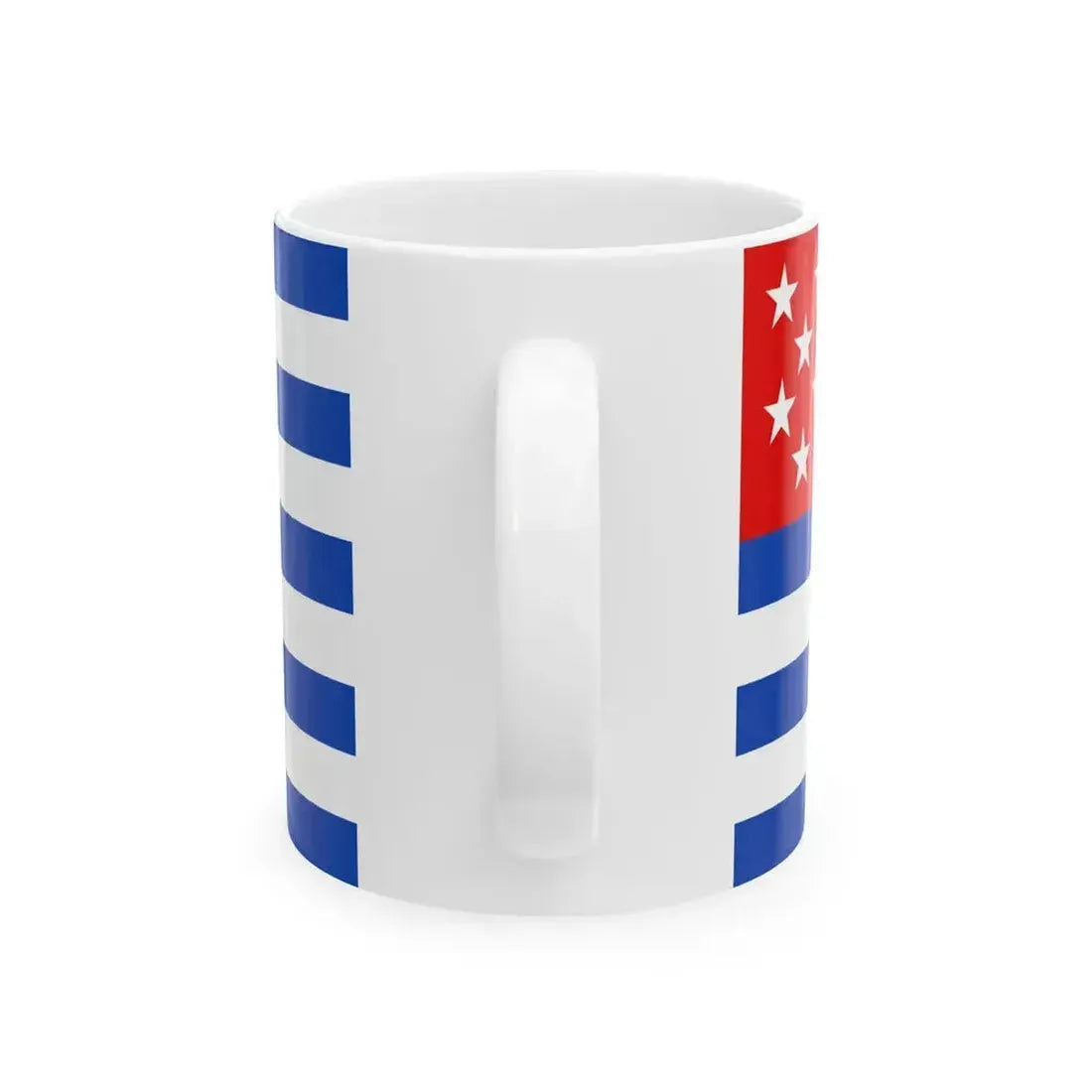 Flag of El Salvador 1877-1912 (El Salvador) White Coffee Mug - Go Mug Yourself