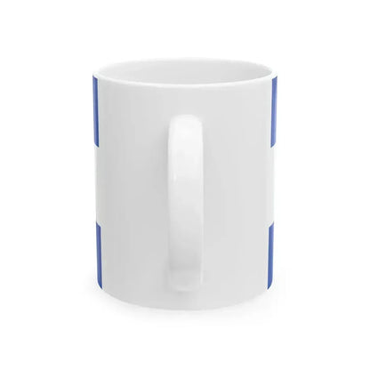 Flag of El Salvador 3-2 (El Salvador) White Coffee Mug - Go Mug Yourself