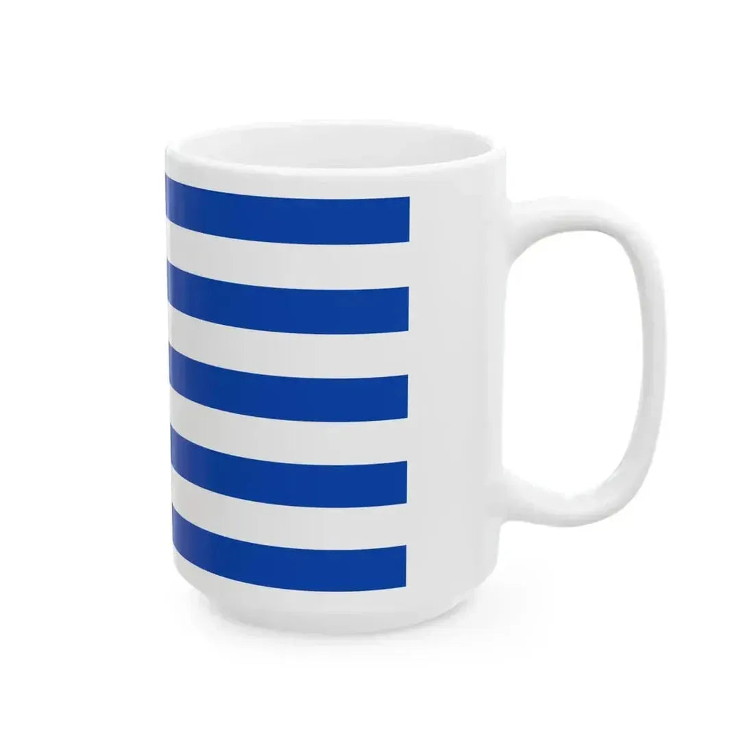 Flag of El Salvador April 1865 (El Salvador) White Coffee Mug - Go Mug Yourself
