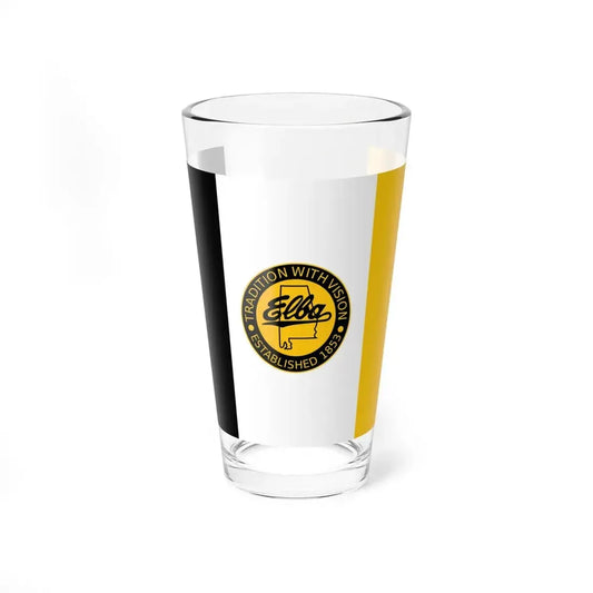Flag of Elba Alabama (United States) Pint Glass 16oz 16oz - Go Mug Yourself