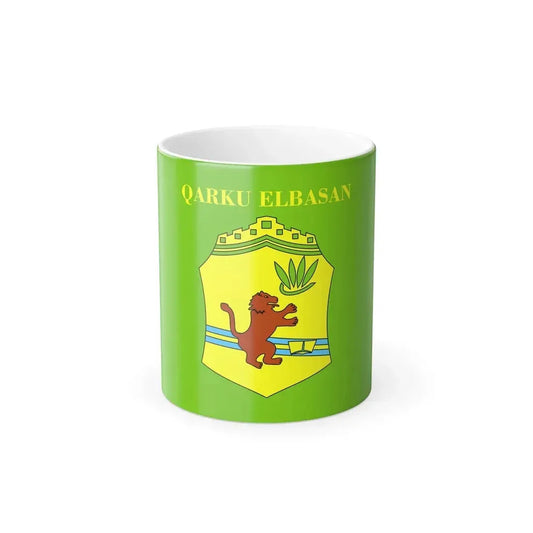 Flag of Elbasan Albania - Color Changing Coffee Mug 11oz - Go Mug Yourself