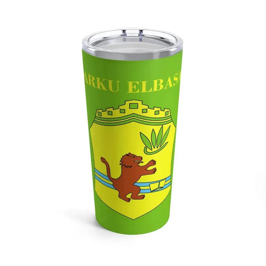 Flag of Elbasan Albania - Tumbler 20oz 20oz - Go Mug Yourself