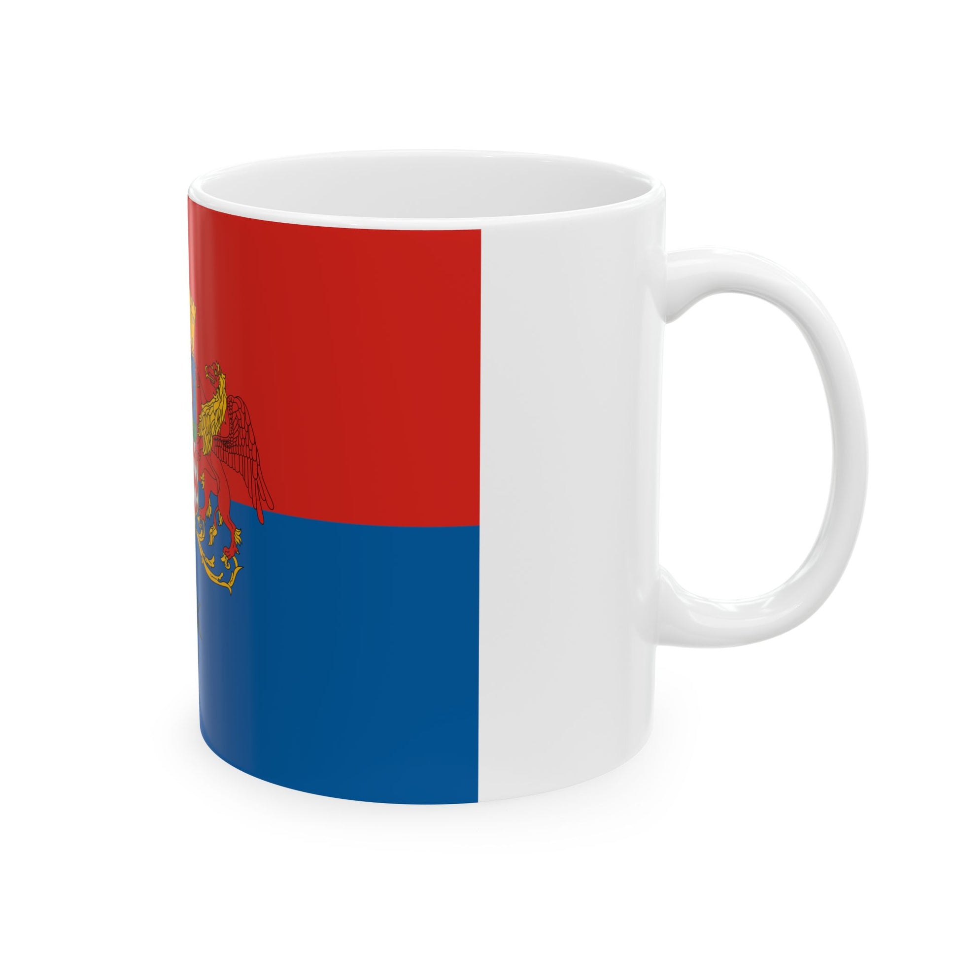 Flag of Elek (Hungary) White Coffee Mug-Go Mug Yourself