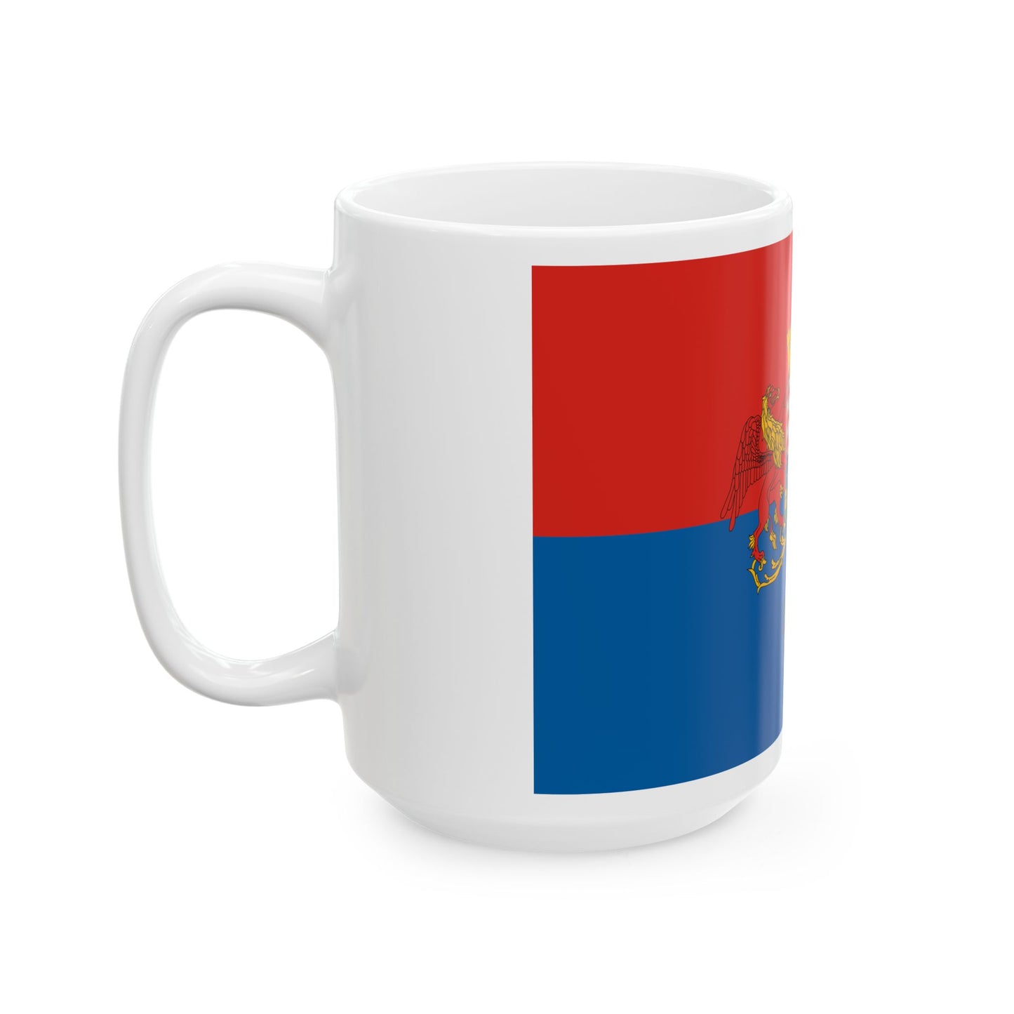 Flag of Elek (Hungary) White Coffee Mug-Go Mug Yourself