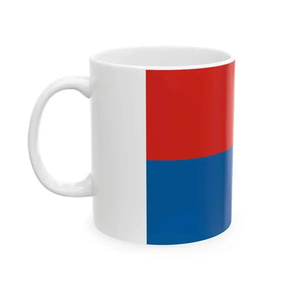Flag of Elek variant (Hungary) White Coffee Mug - Go Mug Yourself