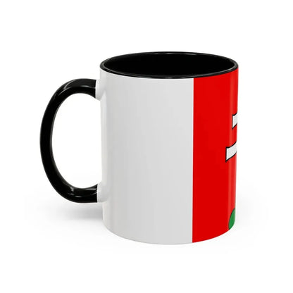 Flag of Elfingen Switzerland - Accent Coffee Mug - Go Mug Yourself