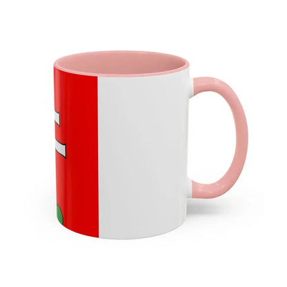 Flag of Elfingen Switzerland - Accent Coffee Mug - Go Mug Yourself