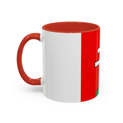 Flag of Elfingen Switzerland - Accent Coffee Mug - Go Mug Yourself