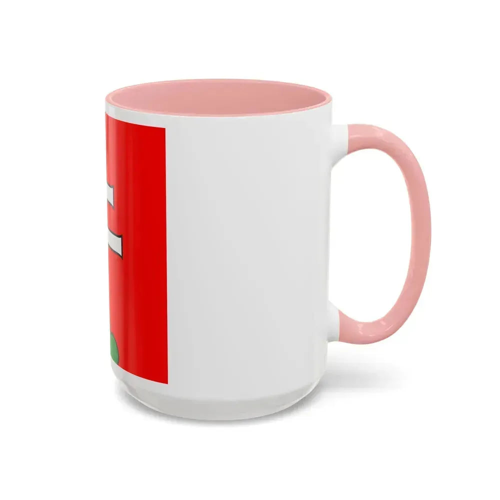 Flag of Elfingen Switzerland - Accent Coffee Mug - Go Mug Yourself