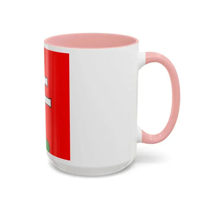 Flag of Elfingen Switzerland - Accent Coffee Mug - Go Mug Yourself