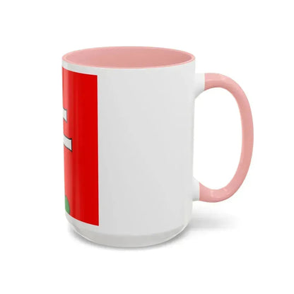 Flag of Elfingen Switzerland - Accent Coffee Mug - Go Mug Yourself