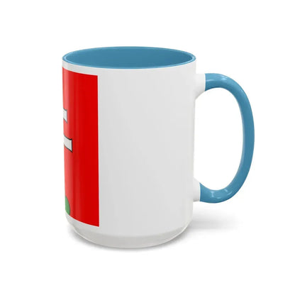 Flag of Elfingen Switzerland - Accent Coffee Mug - Go Mug Yourself
