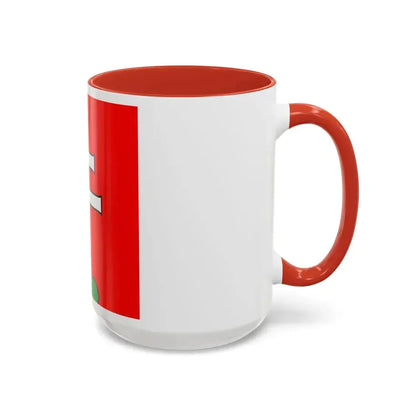 Flag of Elfingen Switzerland - Accent Coffee Mug - Go Mug Yourself