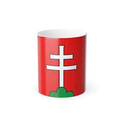Flag of Elfingen Switzerland - Color Changing Coffee Mug 11oz - Go Mug Yourself