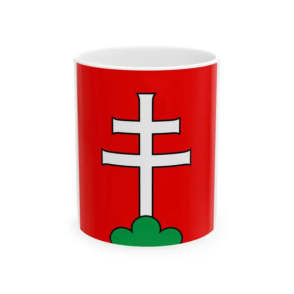 Flag of Elfingen Switzerland - White Coffee Mug 11oz - Go Mug Yourself