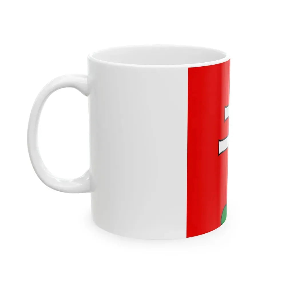 Flag of Elfingen Switzerland - White Coffee Mug - Go Mug Yourself