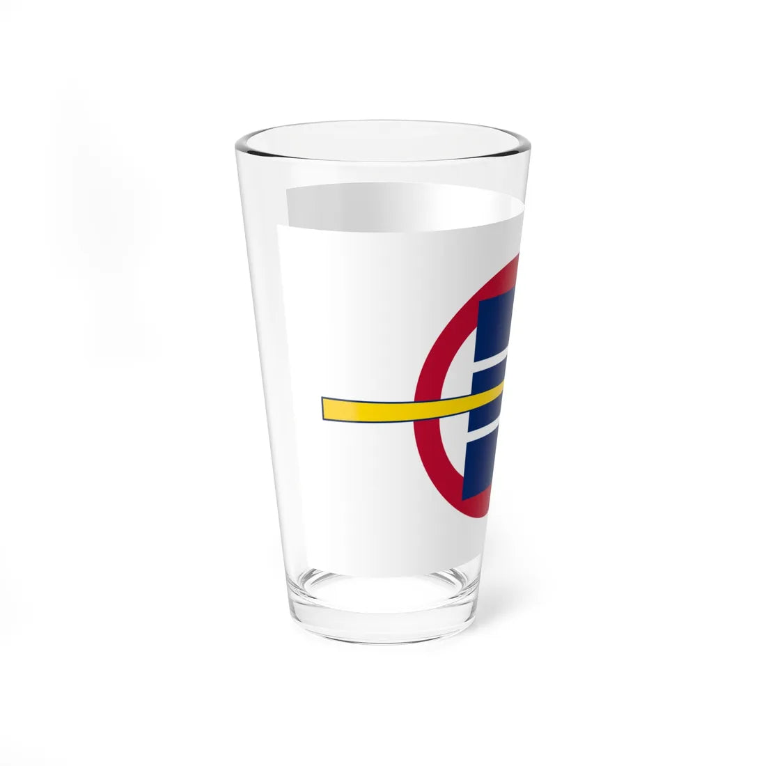 Flag of Elkhart County Indiana (India) Pint Glass 16oz - Go Mug Yourself