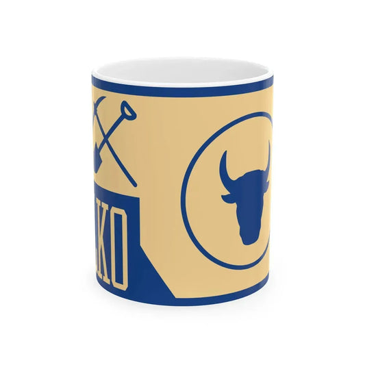 Flag of Elko County Nevada (United States) White Coffee Mug 11oz - Go Mug Yourself