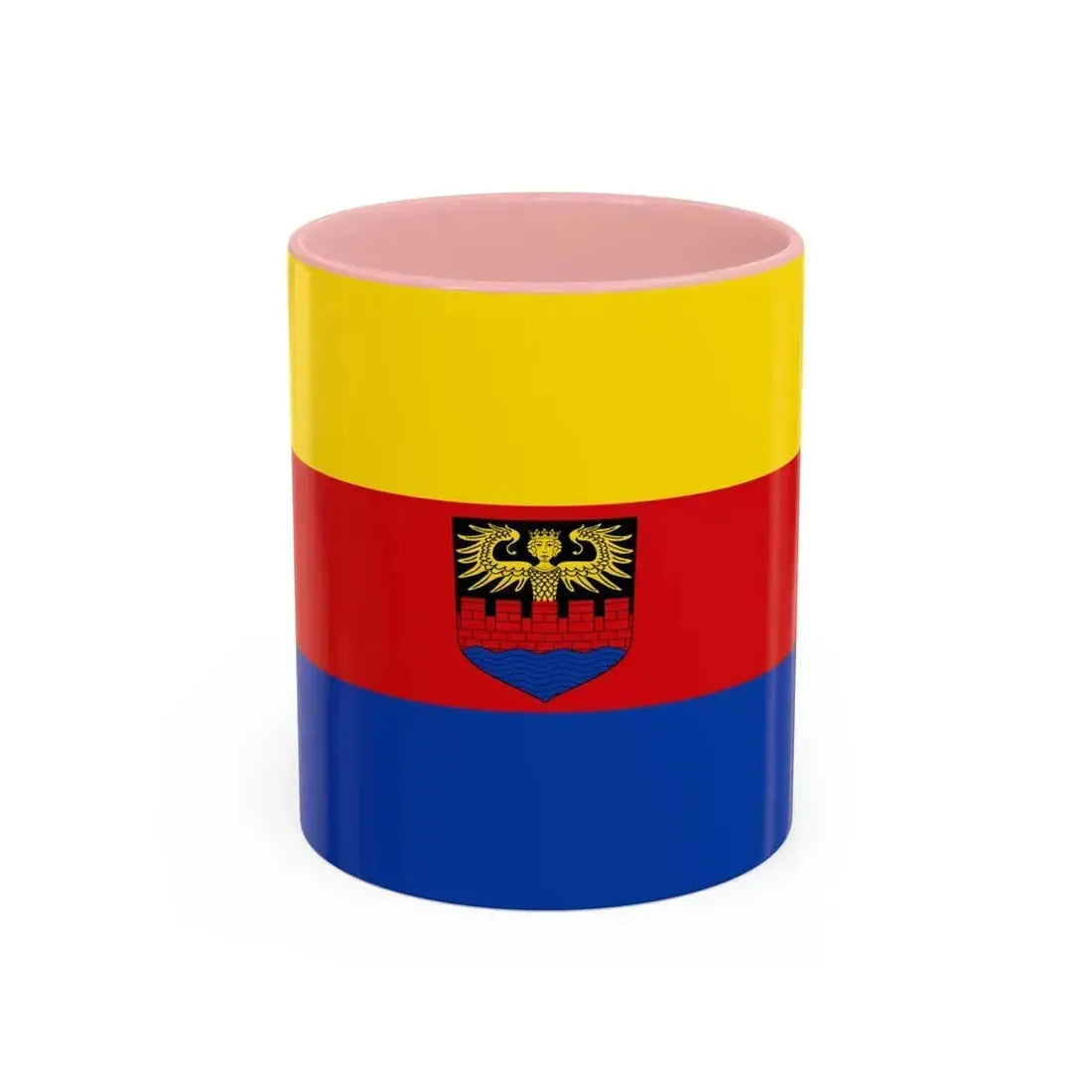 Flag of Emden Germany - Accent Coffee Mug 11oz Pink - Go Mug Yourself