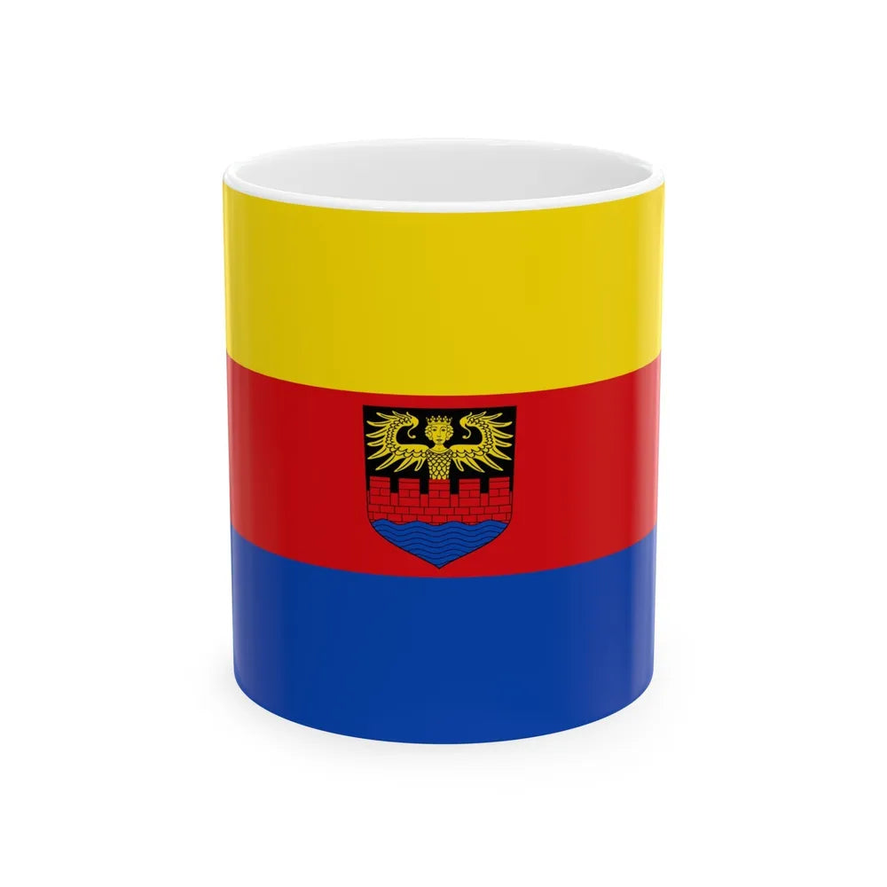 Flag of Emden Germany - White Coffee Mug-11oz-Go Mug Yourself