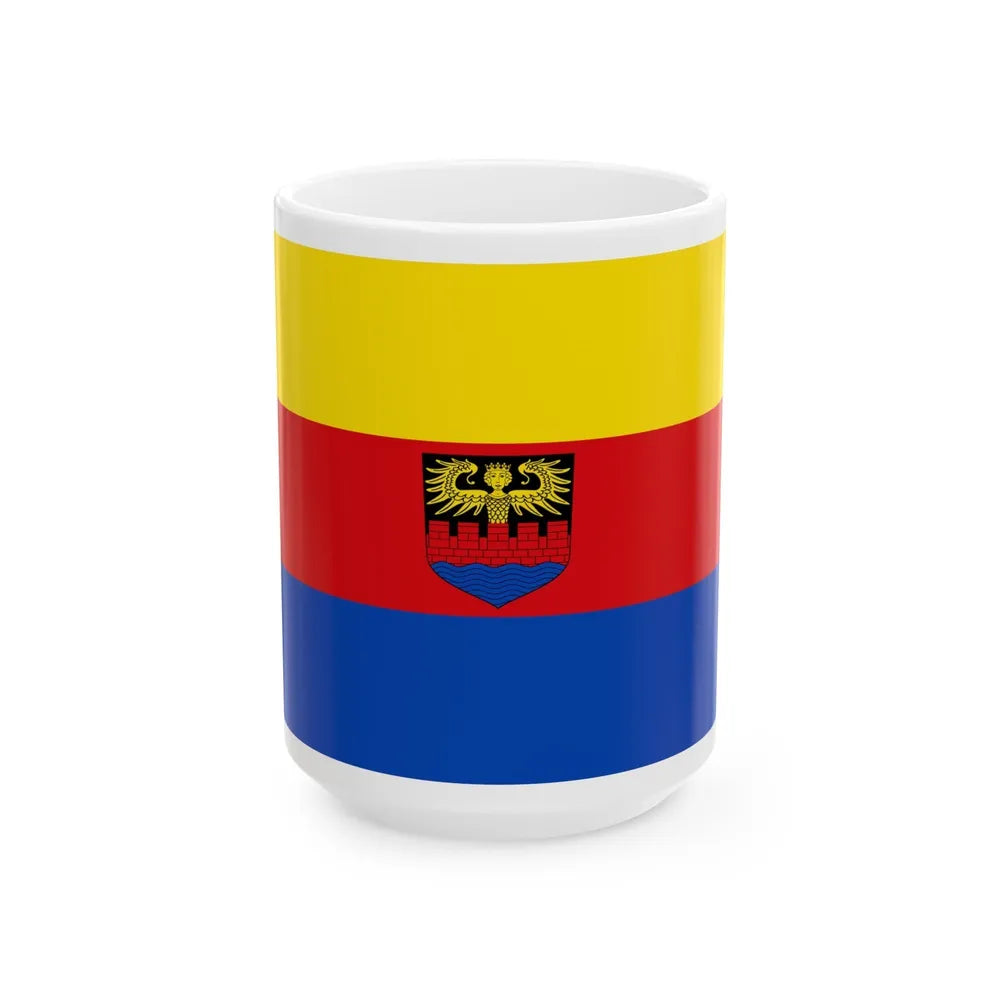 Flag of Emden Germany - White Coffee Mug-15oz-Go Mug Yourself