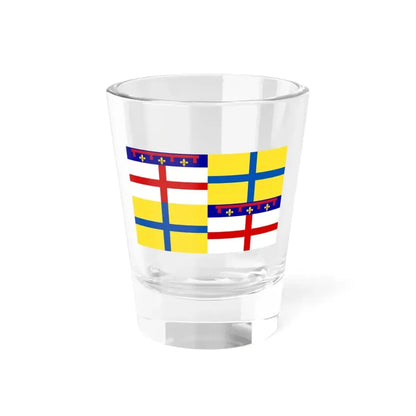 Flag of Emilia (Italy) Shot Glass 1.5oz 1.5oz - Go Mug Yourself