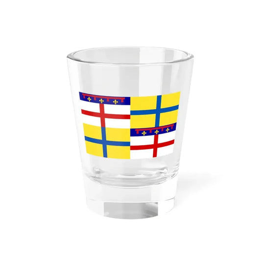 Flag of Emilia (Italy) Shot Glass 1.5oz 1.5oz - Go Mug Yourself