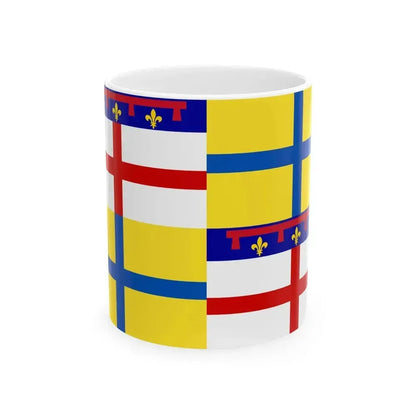 Flag of Emilia (Italy) White Coffee Mug 11oz - Go Mug Yourself