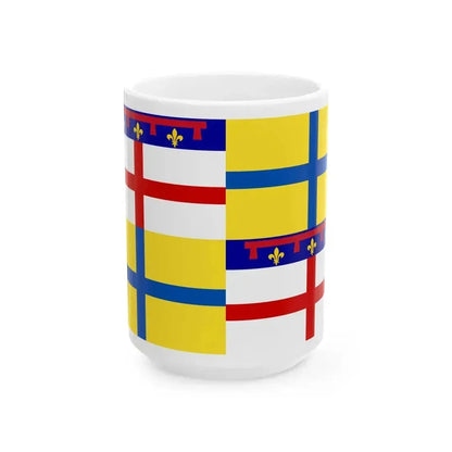 Flag of Emilia (Italy) White Coffee Mug 15oz - Go Mug Yourself