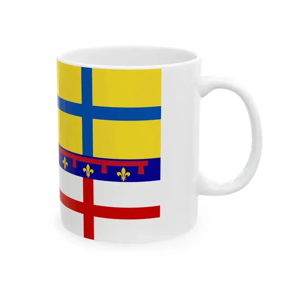 Flag of Emilia (Italy) White Coffee Mug - Go Mug Yourself