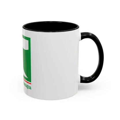 Flag of Emilia Romagna Italy - Accent Coffee Mug - Go Mug Yourself