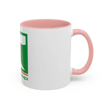 Flag of Emilia Romagna Italy - Accent Coffee Mug - Go Mug Yourself