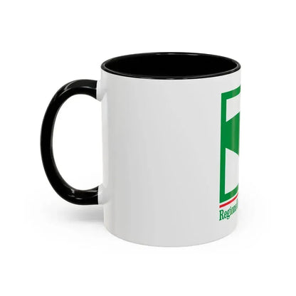 Flag of Emilia Romagna Italy - Accent Coffee Mug - Go Mug Yourself