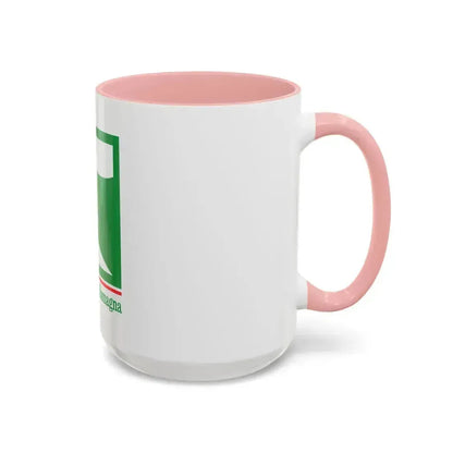 Flag of Emilia Romagna Italy - Accent Coffee Mug - Go Mug Yourself