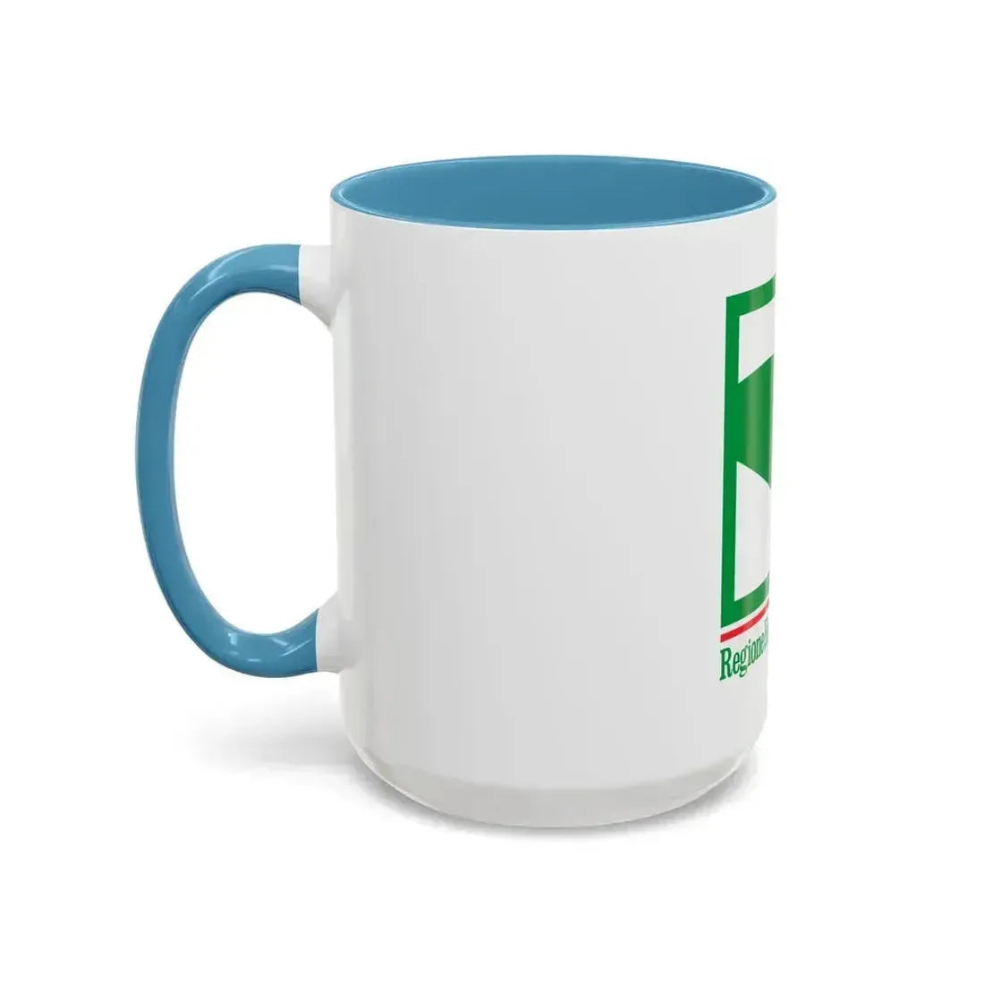 Flag of Emilia Romagna Italy - Accent Coffee Mug - Go Mug Yourself