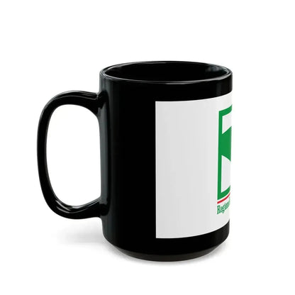 Flag of Emilia Romagna Italy - Black Coffee Mug - Go Mug Yourself