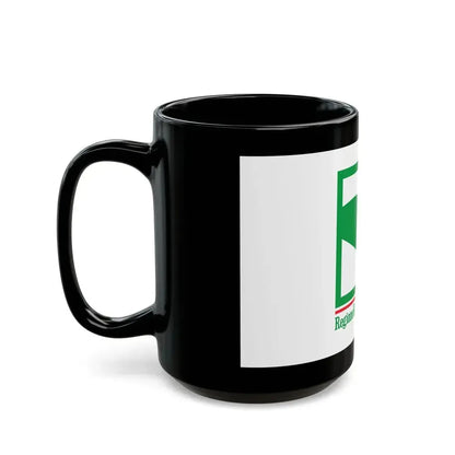 Flag of Emilia Romagna Italy - Black Coffee Mug - Go Mug Yourself