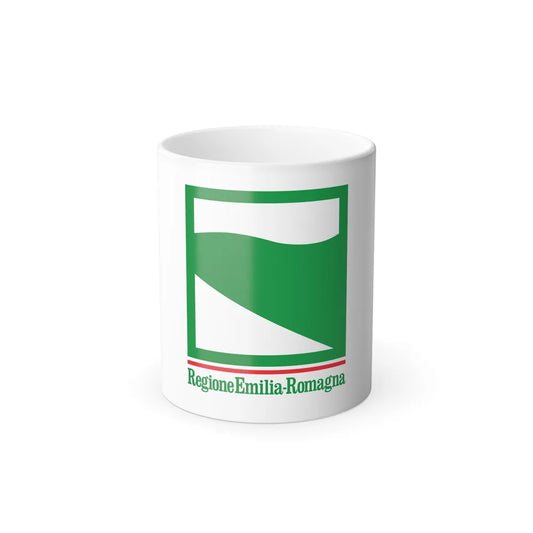 Flag of Emilia Romagna Italy - Color Changing Coffee Mug-11oz-Go Mug Yourself