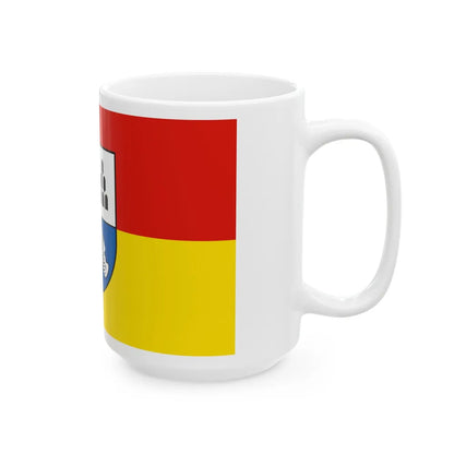 Flag of Emmendingen Germany - White Coffee Mug-Go Mug Yourself