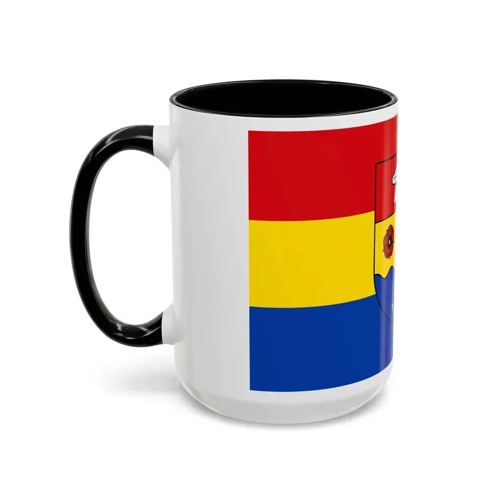 Flag of Emsland Germany - Accent Coffee Mug - Go Mug Yourself