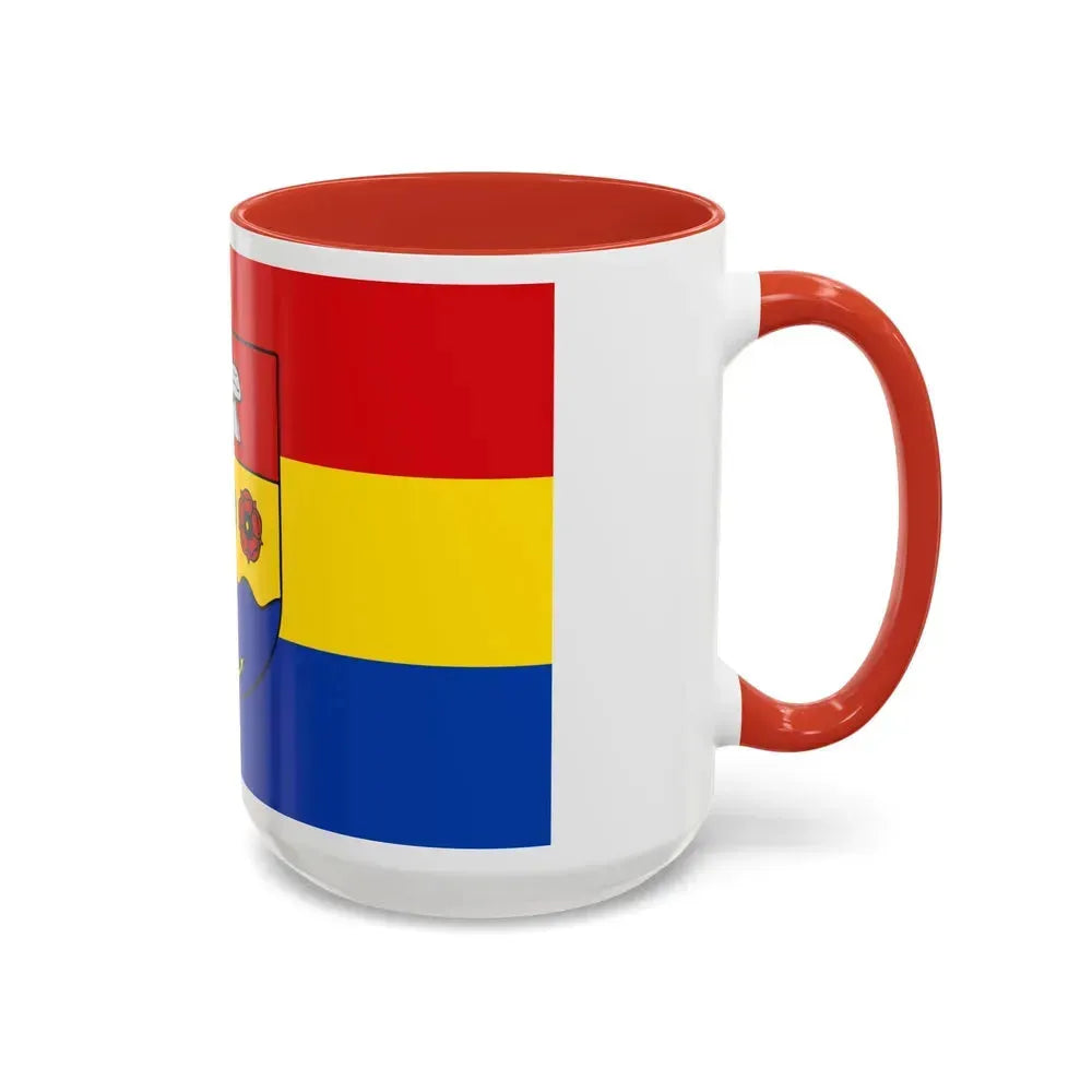 Flag of Emsland Germany - Accent Coffee Mug - Go Mug Yourself