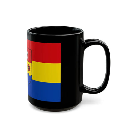 Flag of Emsland Germany - Black Coffee Mug-Go Mug Yourself