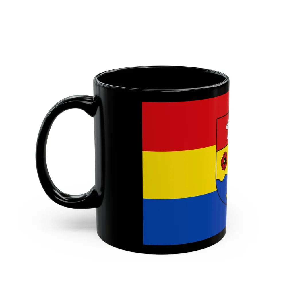 Flag of Emsland Germany - Black Coffee Mug-Go Mug Yourself