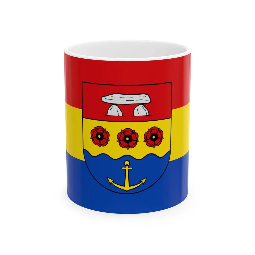 Flag of Emsland Germany - White Coffee Mug-11oz-Go Mug Yourself