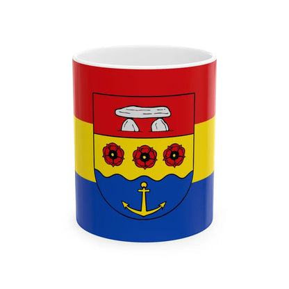 Flag of Emsland Germany - White Coffee Mug-11oz-Go Mug Yourself